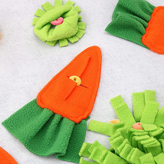 Happy Carrot Garden Snuffle Mat