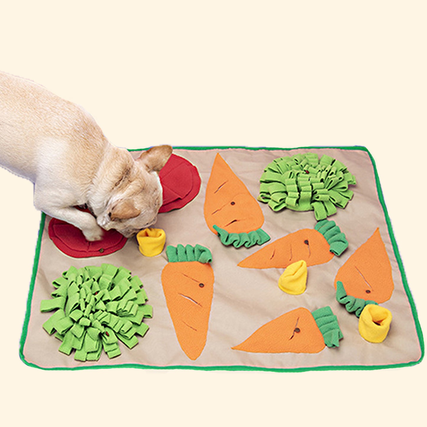 Happy Carrot Garden Snuffle Mat