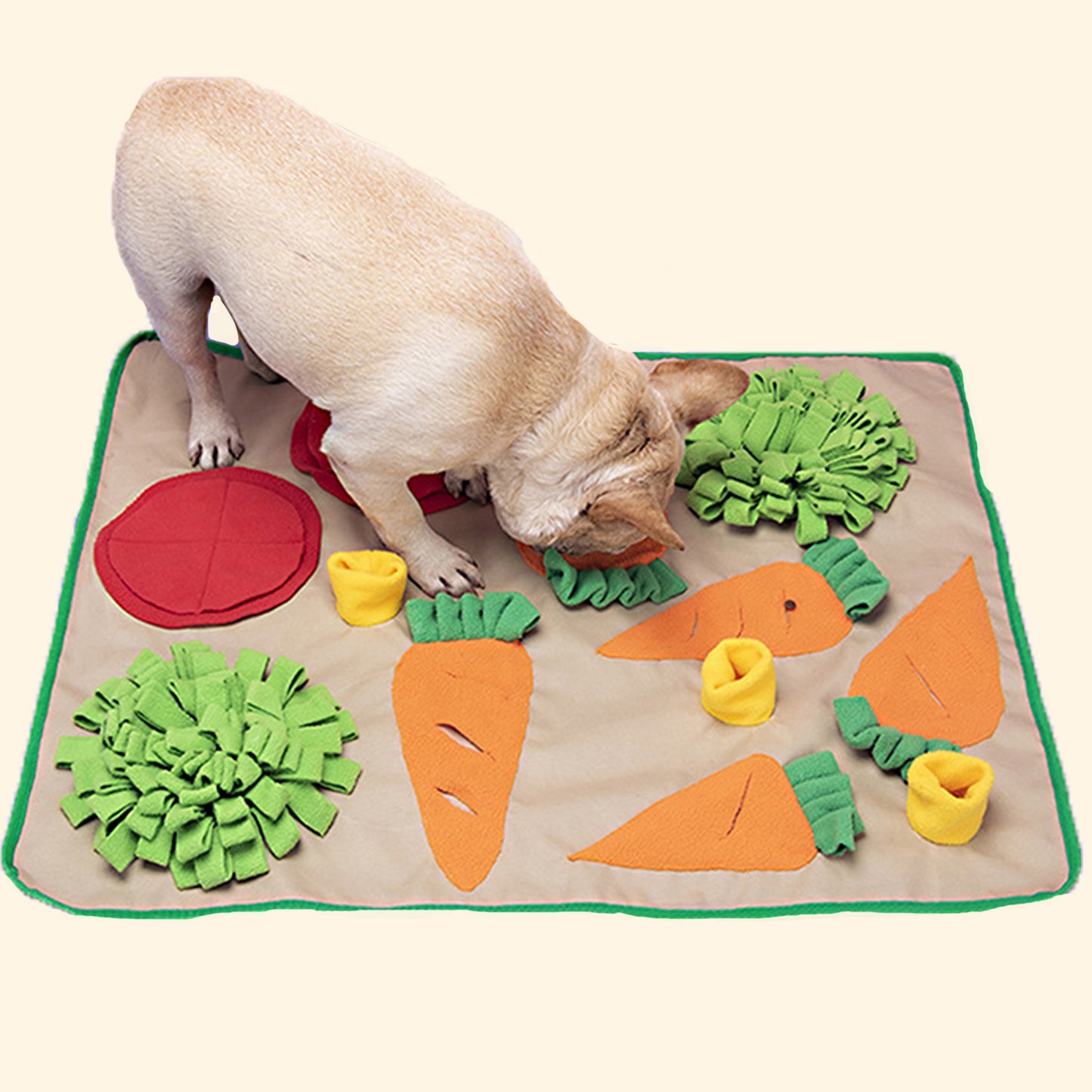 Happy Carrot Garden Snuffle Mat