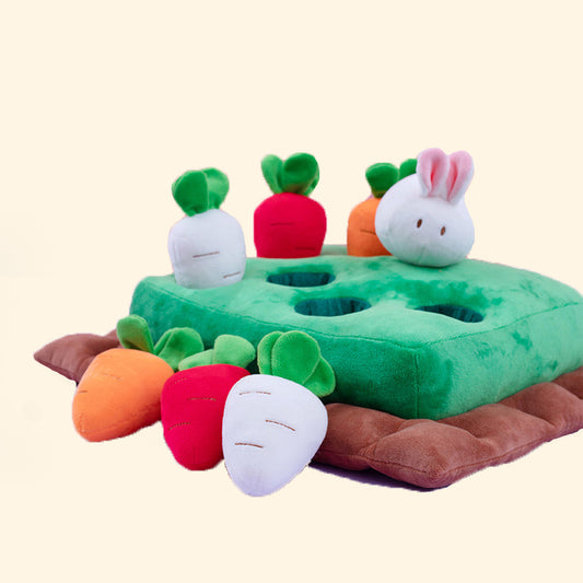 Easter Series Puzzle Plush Dog Toy