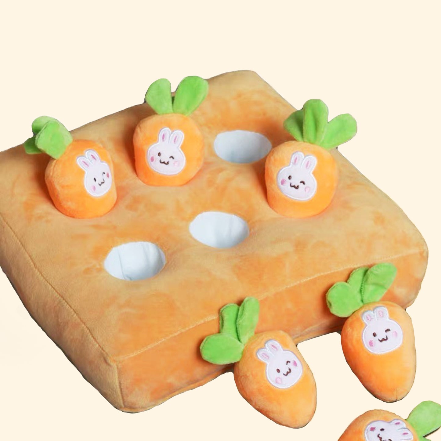 Easter Series Puzzle Plush Dog Toy