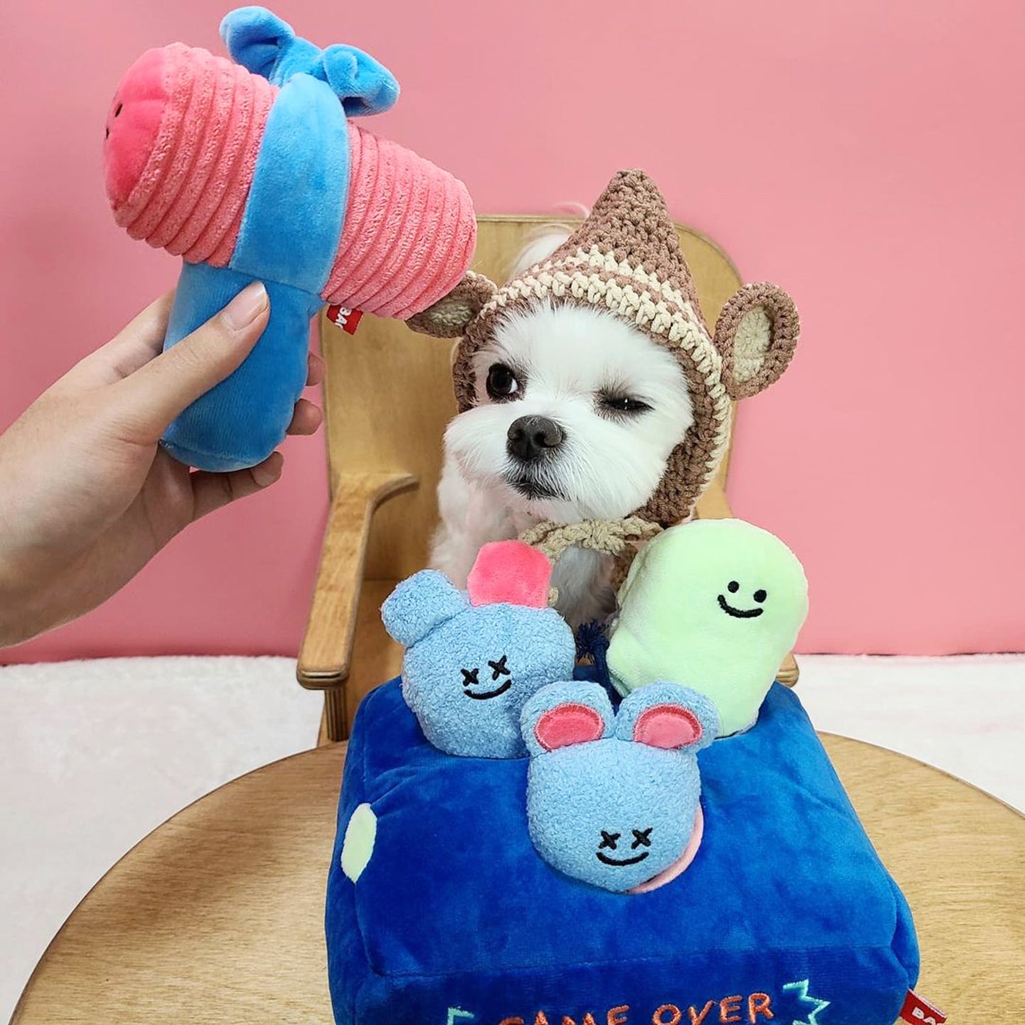 Little Ghost Mice Hunter House Dog Toy