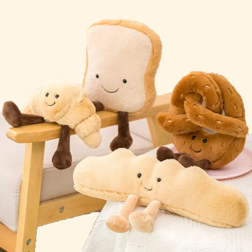 Butter Croissant Plush Dog Toy – Petto Petto