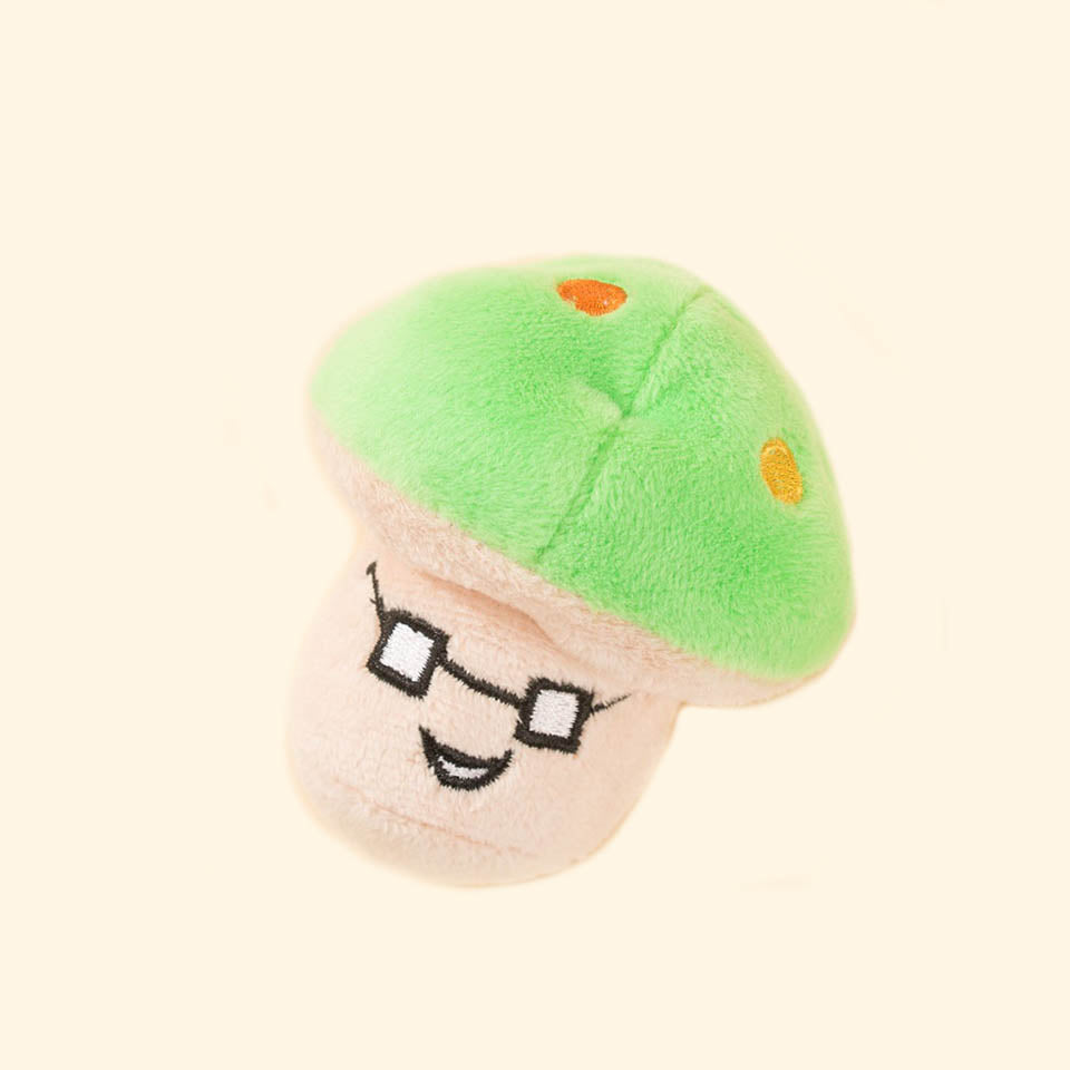 Mushroom Squeaker Pet Plush Toy