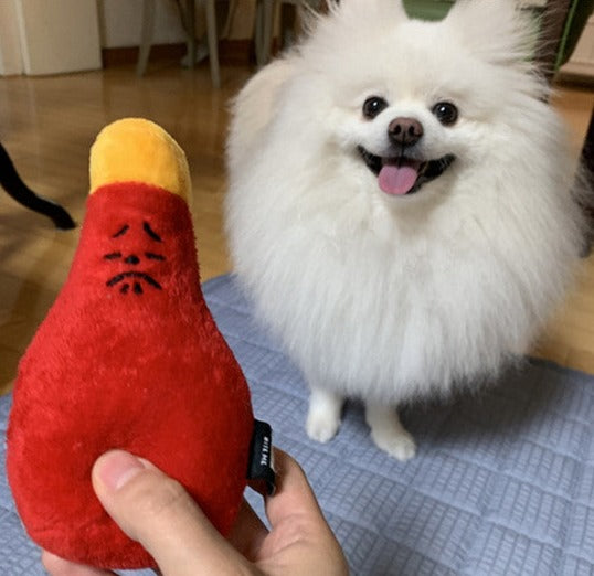 Ketchup Mayo Squeaker Toyk
