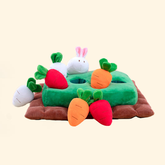 Easter Series Puzzle Plush Dog Toy