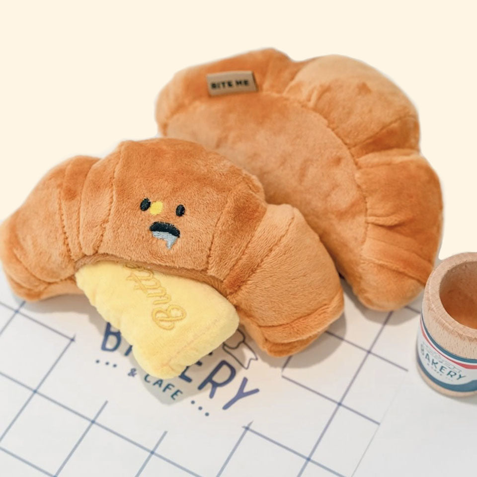 Butter Croissant Plush Toy