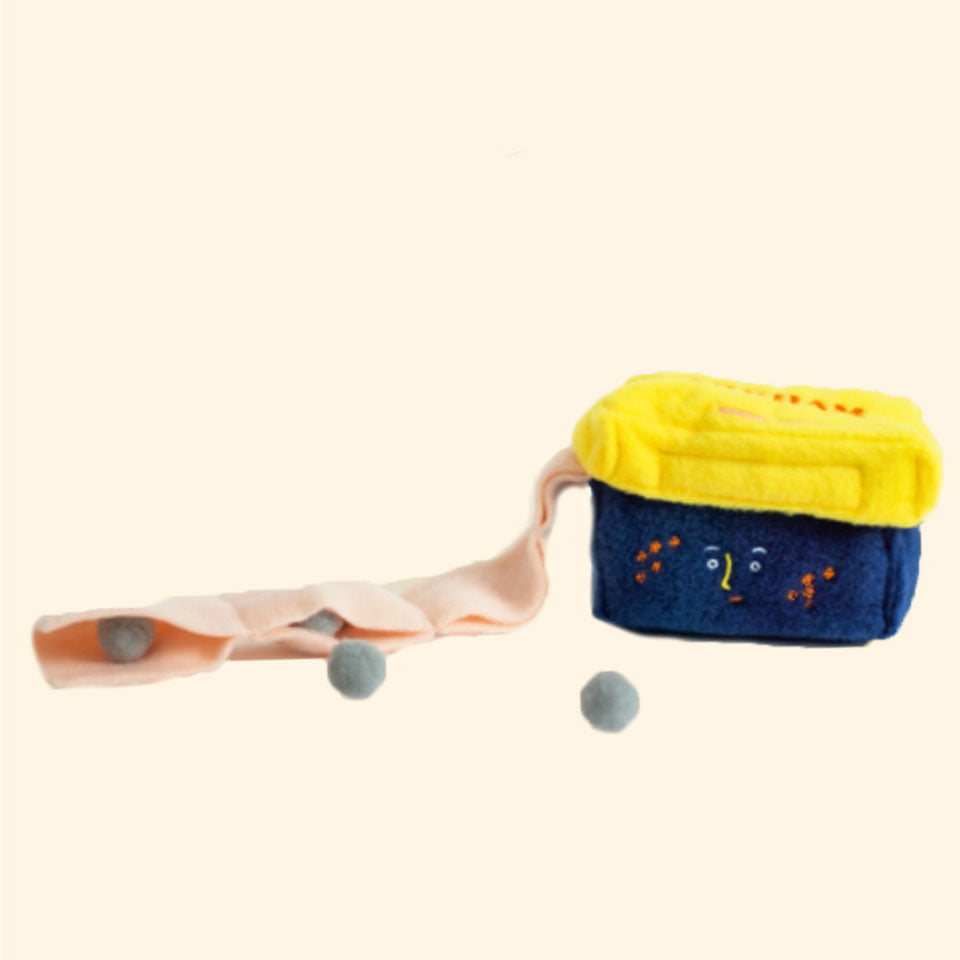 Spam Can Nosework Toy