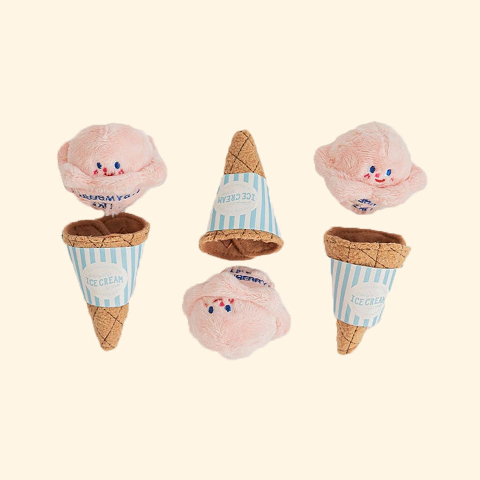 Berry Sweet Ice Cream Cone