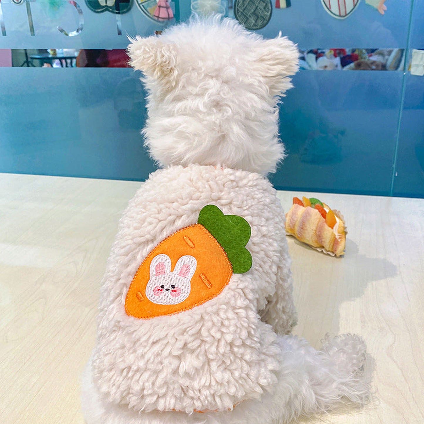 Fluffy Bunny Carrot Sweater
