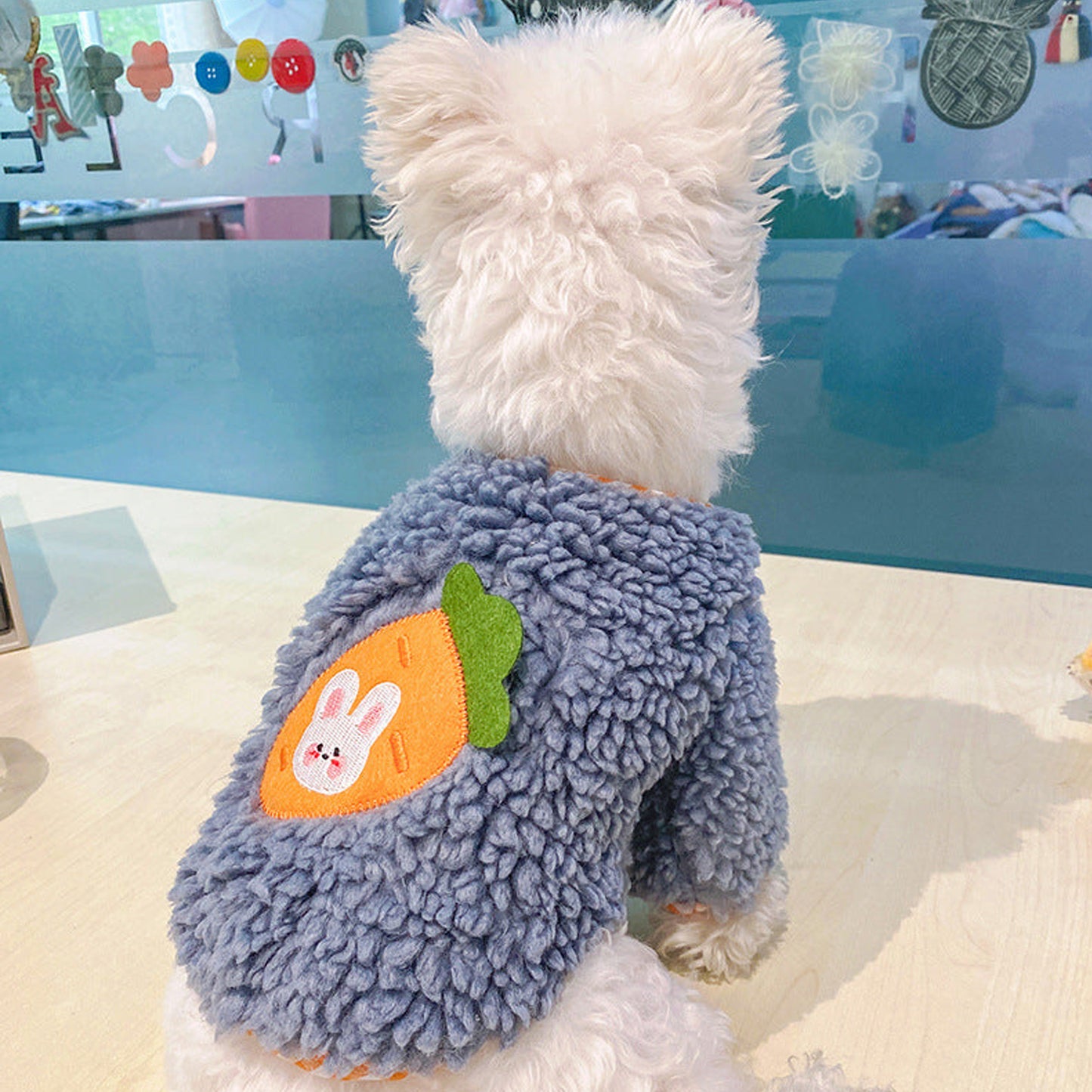 Fluffy Bunny Carrot Sweater