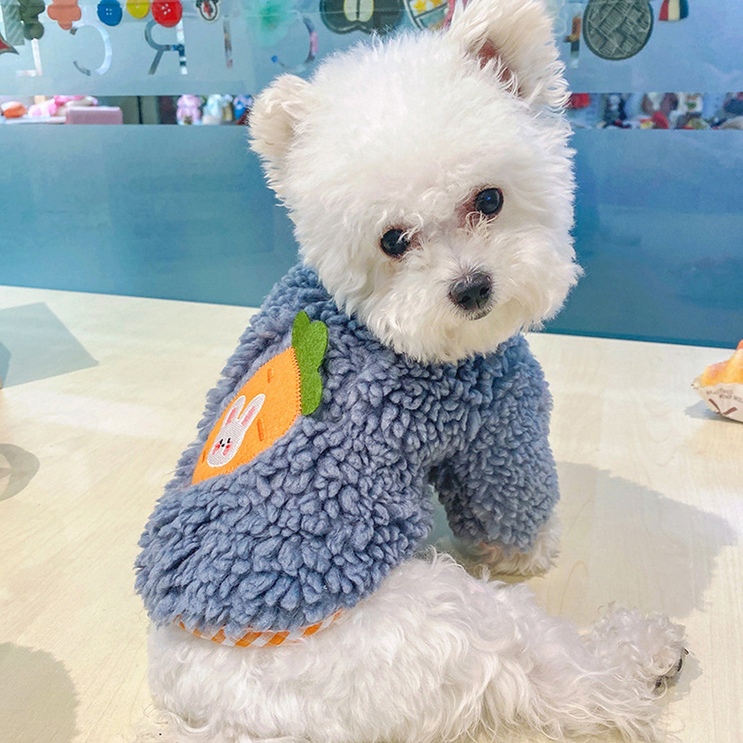 Fluffy Bunny Carrot Sweater