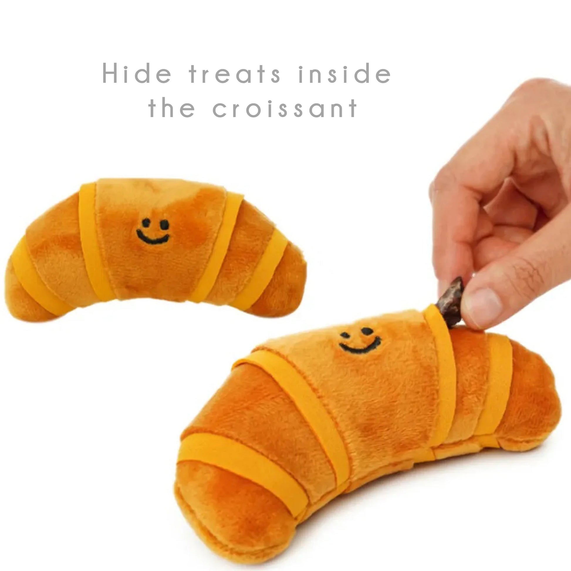 Croissant Snuffle Dog Toy