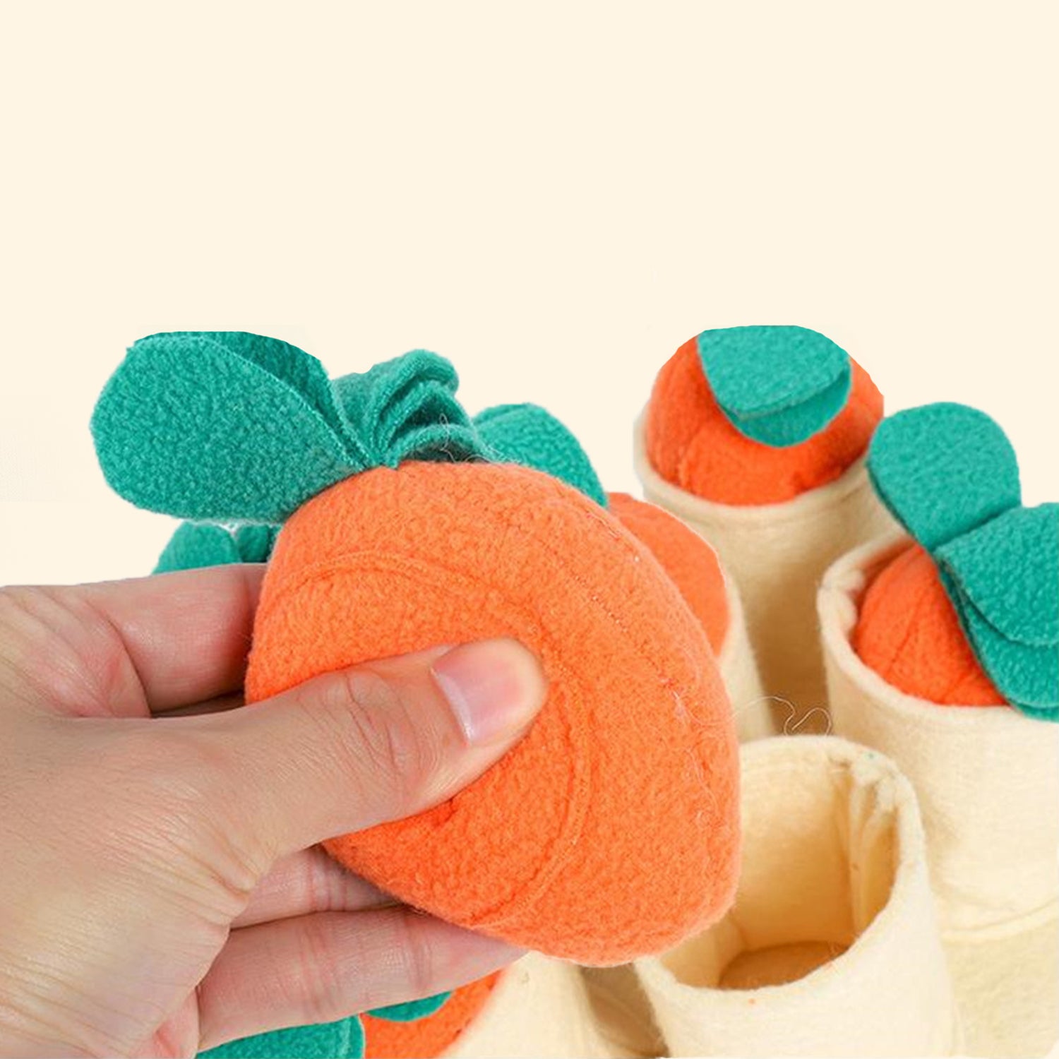 Carrots Hide N Seek Puzzle Sniffing Toy – Petto Petto