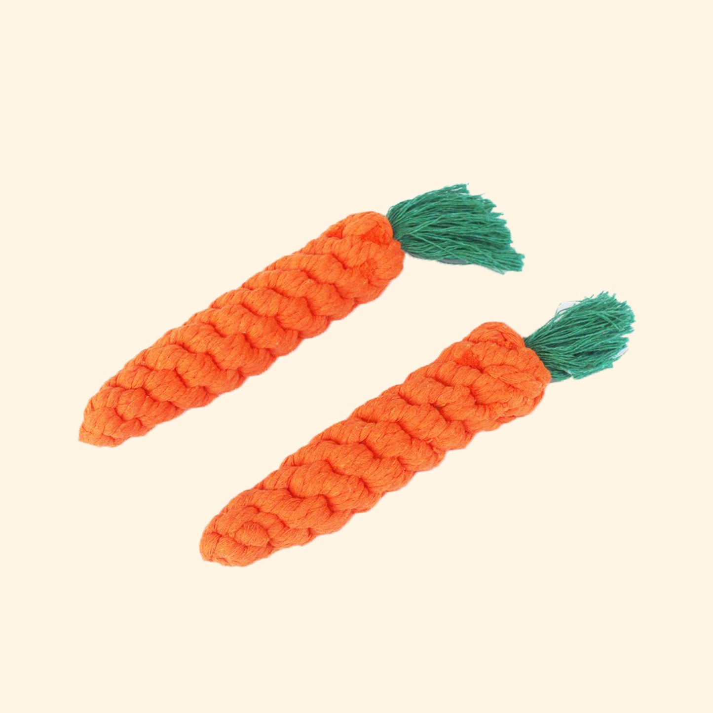 Sweet Carrot Rope Toy