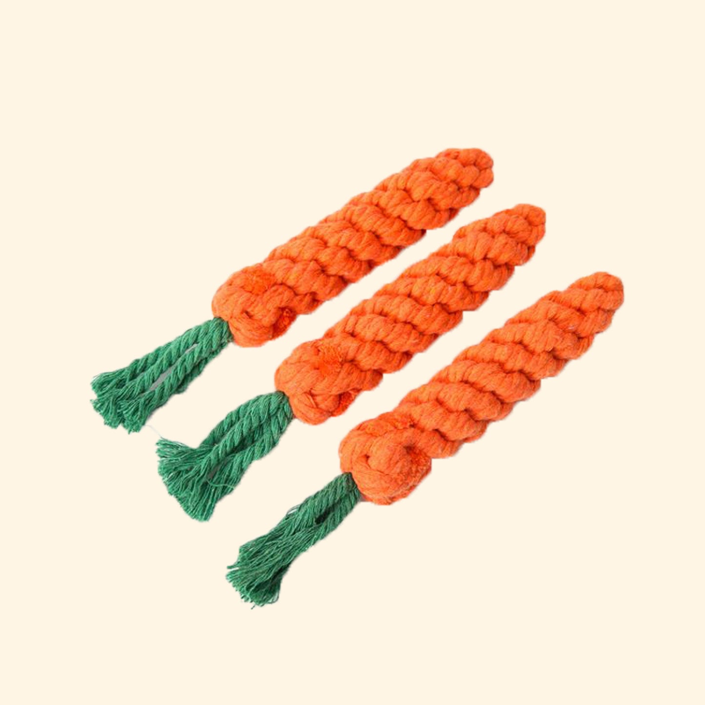 Sweet Carrot Rope Toy