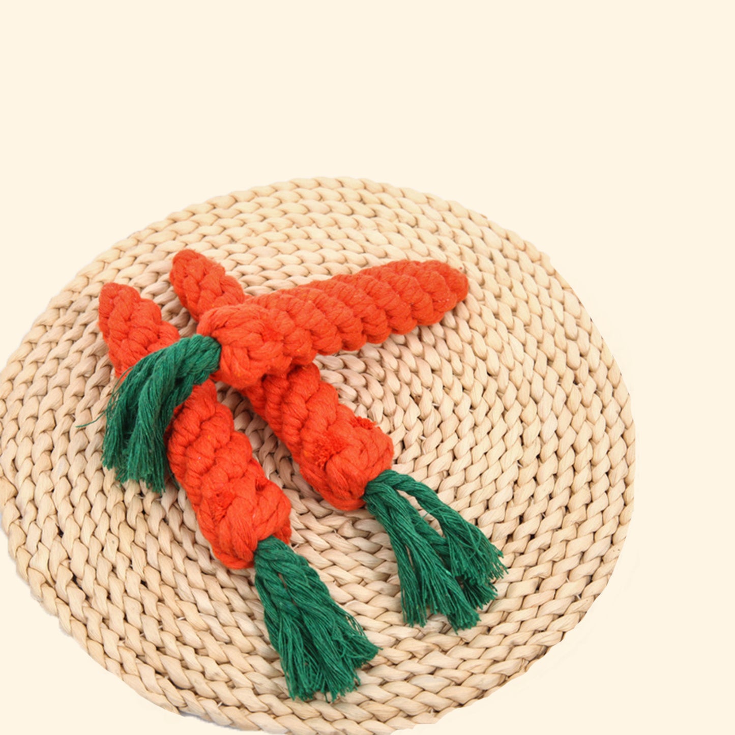 Sweet Carrot Rope Toy