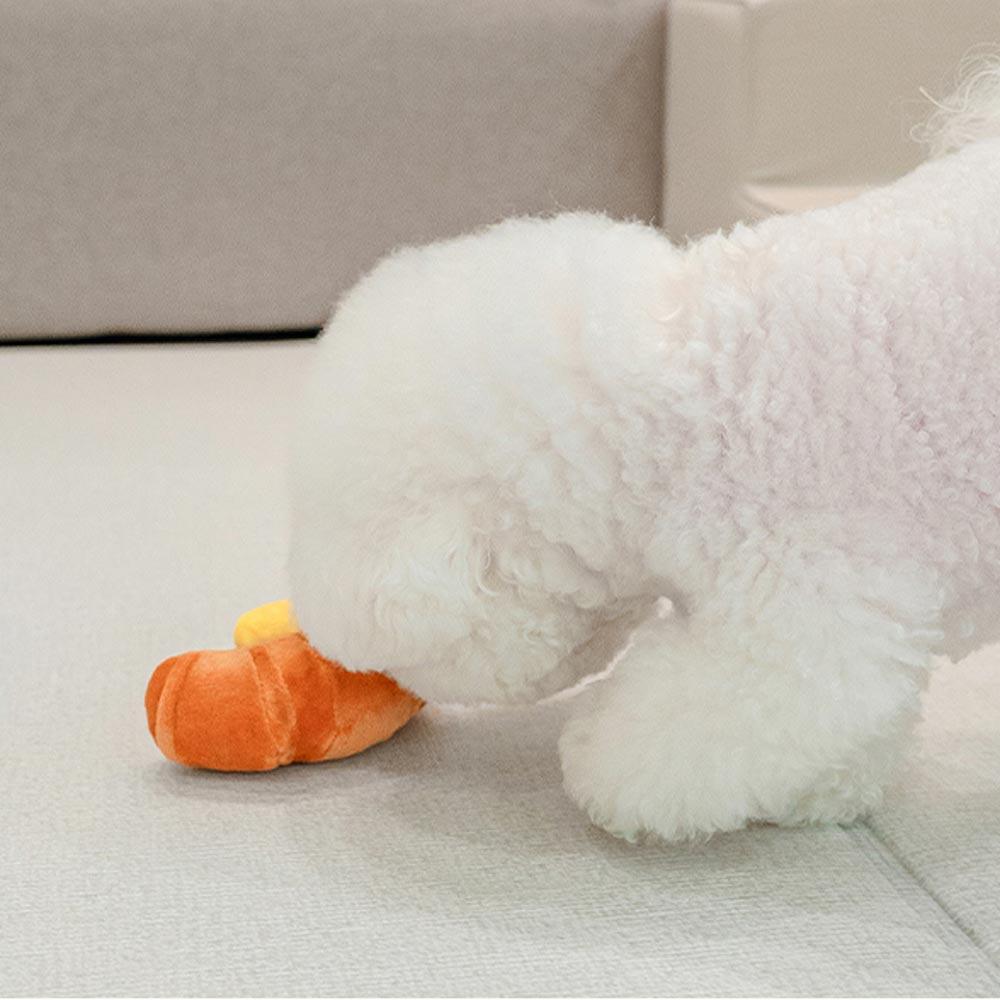 Butter Croissant Design Pet Sound Plush Toy, Dog Toys, Snuffle Dog Toy,  Interactive, Dog Gift, Brain Game, Mentally Stimulating Game 