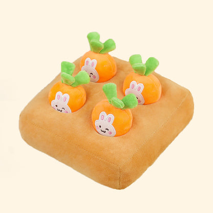 Easter Series Puzzle Plush Dog Toy